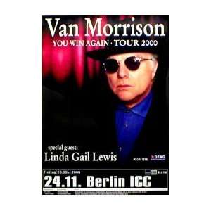  VAN MORRISON You Win Again Tour 2000 Music Poster