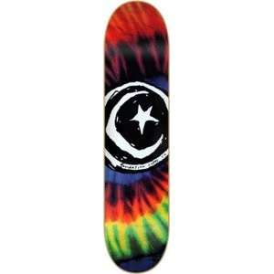 Foundation Star / Moon Tie Die Skateboard Deck   8.25 x 32