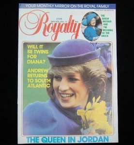 VINTAGE ROYALTY MONTHLY MAY 1984 DIANA CHARLES ANDREW  
