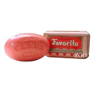    Claus Porto Favorito  Red Poppy Shea Butter Soap 12.34oz Beauty