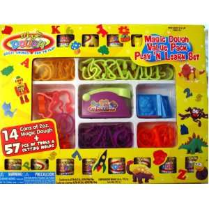    Magic Dough Play Doh Value Pack Play N Learn Set Toys & Games