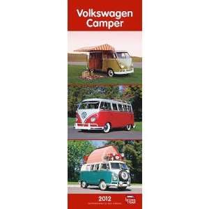  Volkswagen Campers 2012 Slimline Wall Calendar Office 
