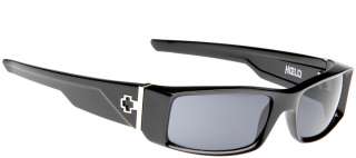 NEW $140 Spy Hielo Shiny Black POLARIZED Sunglasses  