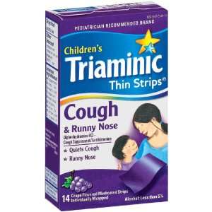  Triaminic Cough & Runny Nose Thin Strip, 14 Count Strips 