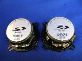 Alpine SPS 400 Coaxial 2 Way 4 Car Stereo Speakers TYPE S SPS400 Mids 