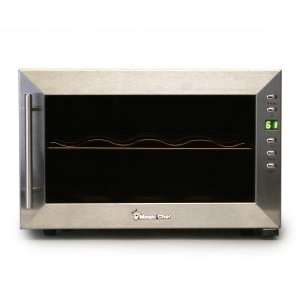  Magic Chef 8 Bottle Stainless Steel Wine Cooler