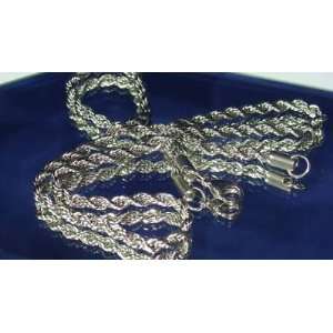  36 Stainless Steel 4mm Rope Chain Necklace Everything 