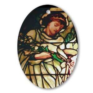 Angel in Stained Glass Collectible Ornament