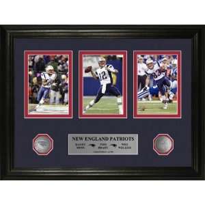  Tom Brady, Randy Moss, and Wes Welker New England Patriots 