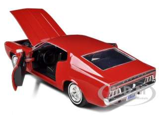 1971 FORD MUSTANG SPORTSROOF RED 1/24 DIECAST MODEL BY MOTORMAX 73327 