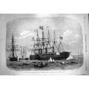   1869 Great Eastern Steam Ship Sheerness French Cable