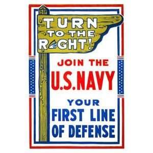  Turn to the right Join the U.S. Navy, your first line of 