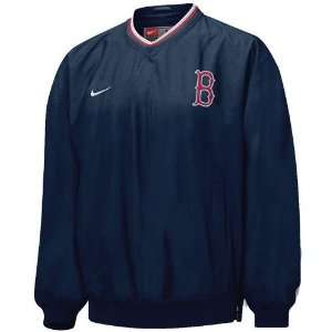  Nike Boston Red Sox Navy Blue Tackle Twill Windshirt 