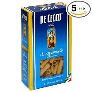 De Cecco Rigatoncelli, 16 Ounce Boxes Grocery & Gourmet Food