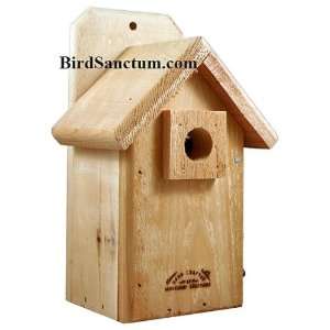  Cedar Wood Small Bird Finch Bird House Nesting Box Patio 