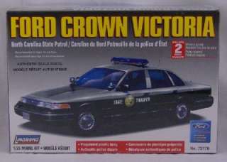   25 SCALE FORD VICTORIA NORTH CAROLINA STATE POLICE CAR NEW IN PACKAGE