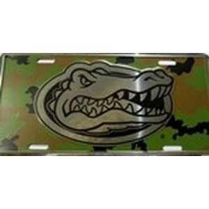  Florida Gators Camoflage Camo Chrome LICENSE PLATES Plate 