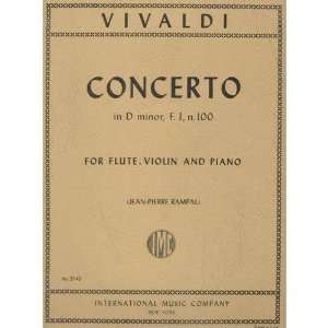   . For Flute, Violin, and Piano. Edited by Rampal Musical Instruments