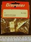 WING BOLT BRACKETS WITH HARDWARE   2pcs.   GRAUPNER Cat147/3