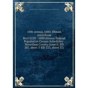  10th census, 1880, Illinois microform. Reel 0255   1880 