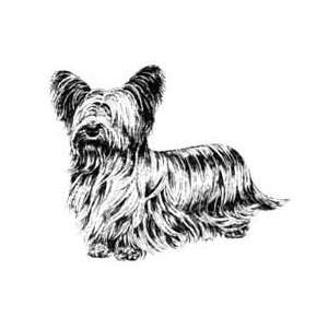  Skye Terrier Rubber Stamp Arts, Crafts & Sewing