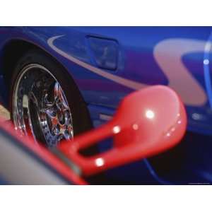  Close up Image of Two Sports Cars Giclee Poster Print 