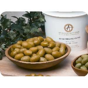 Cerignola Green Olives   5.5 Lb Tub  Grocery & Gourmet 