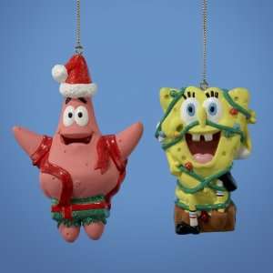   Pack of 24 Spongebob & Patrick Christmas Ornaments