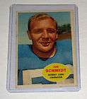 1960 Topps Football Joe Schmidt Detroit Lions NICE NICE