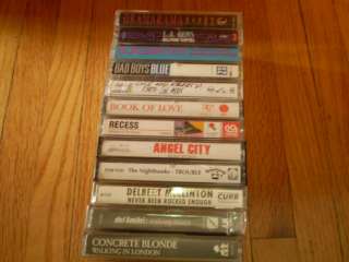 Rare 25 Cassette tapes alt punk   some oop, indie, 5 sealed, some 