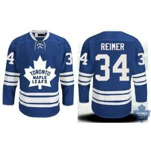 EDGE Toronto Maple Leafs Authentic NHL Jerseys #34 James Reimer Third 