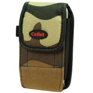  Camouflage Pouch with Spring Clip (Brown & Black) for 