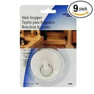 Helping Hands Sink Stopper Fits 1 To 1 3/8 Drain With Chain Sold in 