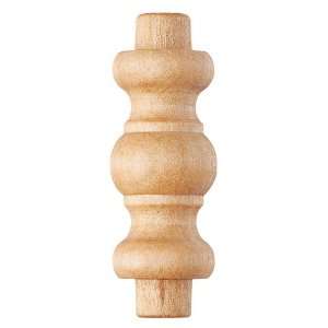  Maple Spindles, 1 7/8 Long x 13/16 Diameter, 8 pack 