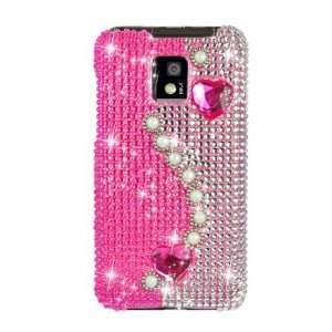  LG G2X Optimus 2X Full Diamond Case Pearl Pink P999 Luxury 
