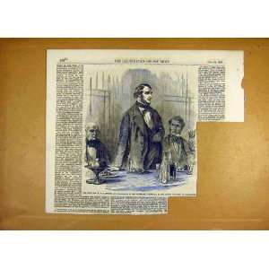  1853 Gladstone Chancellor Exchequer Manchester Print