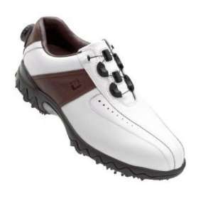  FootJoy Contour BOA Golf Shoes White/Brown 54055 M 14 