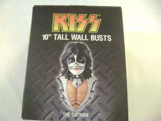 NEW~KISS~THE CATMAN~10 TALL WALL BUSTS  