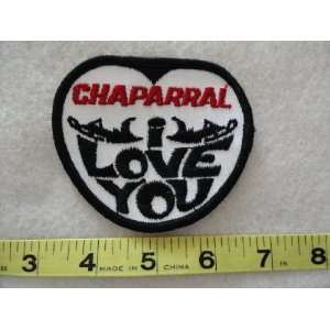  Chaparral Snowmobile I Love You Patch 