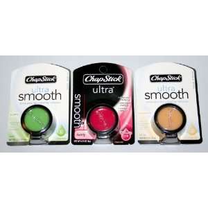  ChapStick Ultra Smooth 3 Pack