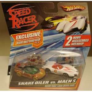  Hotwheels 164 Die Cast Speed Racer   Snake Oiler vs. Mach 