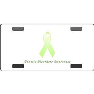 Genetic Disorders Awareness Ribbon Vanity License Plate