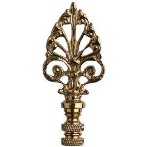   Co. FN32 AB74, Decorative Finial, Antique Brass Ornate Arrow Head