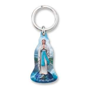  Our Lady of the Highway Key Ring with Bonella Picture 