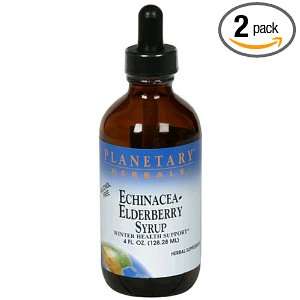  Planetary Herbals Echinacea Elderberry Syrup , 4 Ounce 