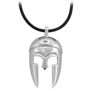  Polished Spartan Helmet Pendant (Pendant Only) Inox 