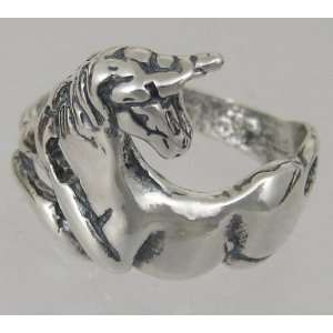  The Gentle Unicorn Ring in Sterling Silver Jewelry