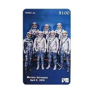   . Project Mercury Astronauts Team of 7 in Spacesuits 