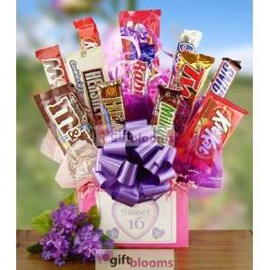  Sweet 16 Birthday Candy Bouquet