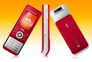 NEW SONY ERICSSON W580i RED AT&T T MOBILE CELL PHONE  